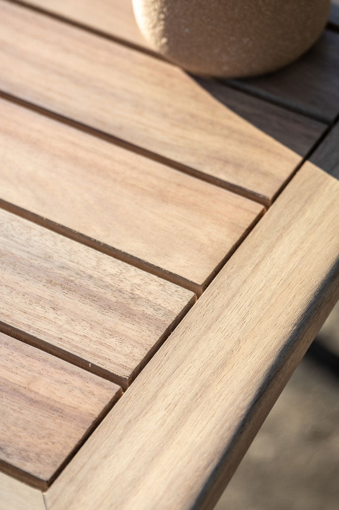Ensemble de table de bar de jardin en bois d'acacia
