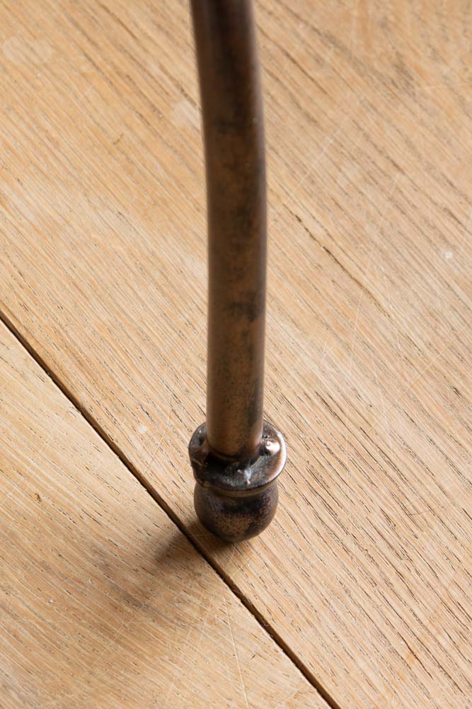 Table d'appoint d'échecs effet bronze
