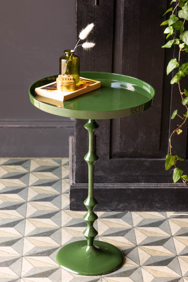 Table d'appoint verte brillante