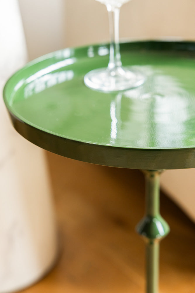 Table d'appoint verte brillante