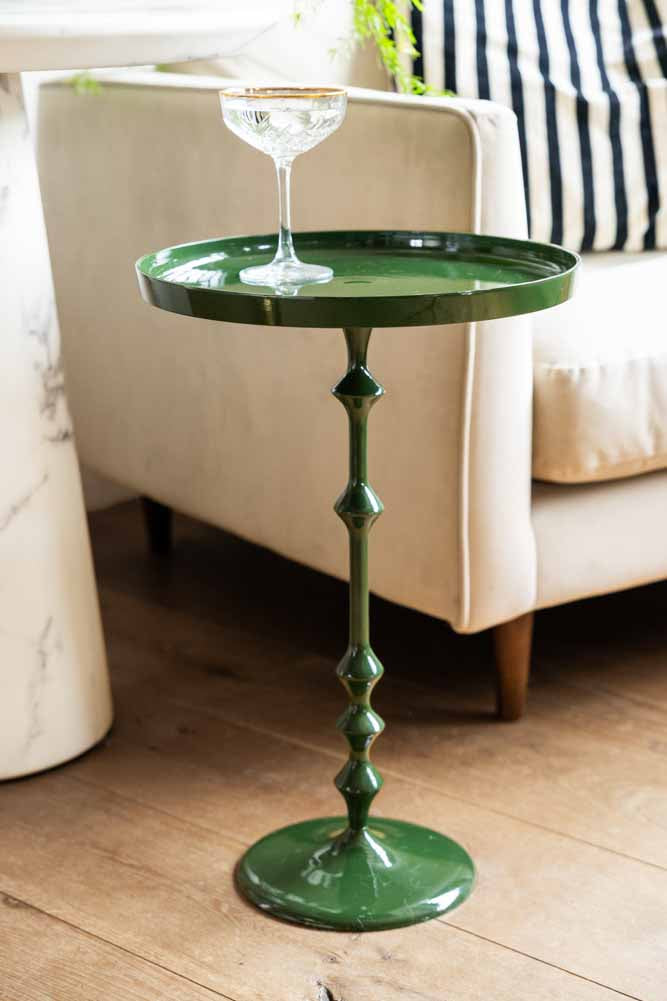 Table d'appoint verte brillante