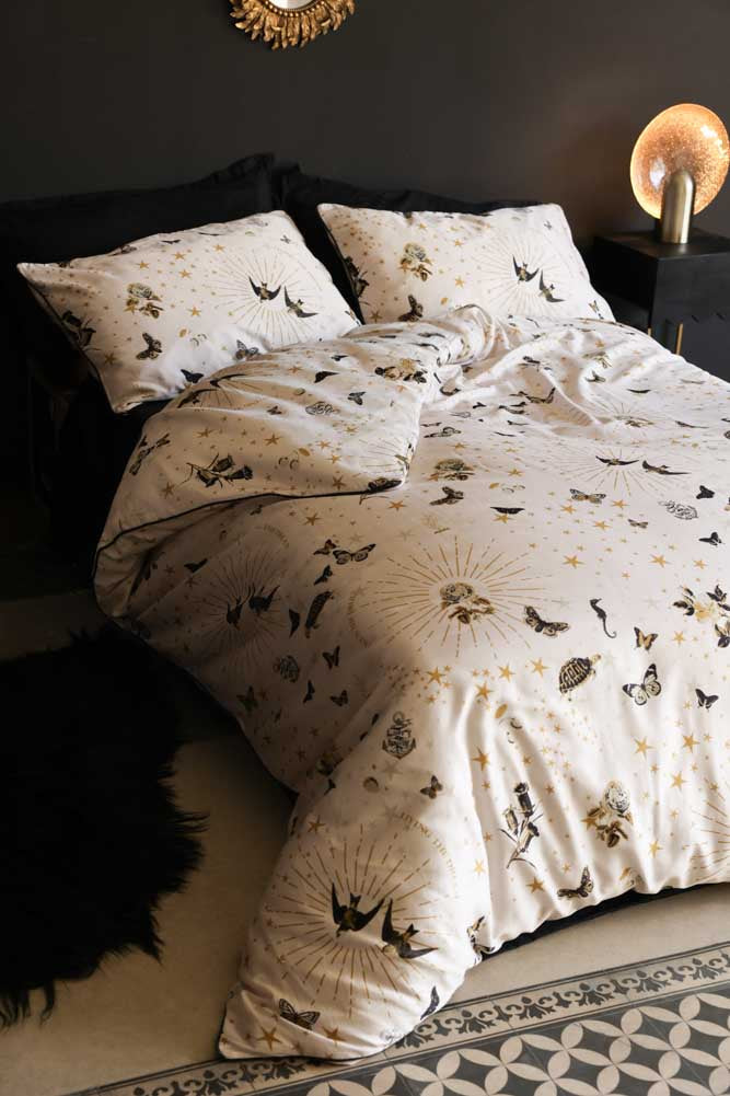 Parure de lit et taies d'oreiller Jane's Rose - Disponible en 4 tailles