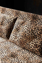 Grand canapé-lit 2 places Mabel en velours Leopard Love