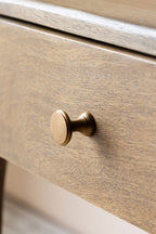 Table de chevet en bois naturel