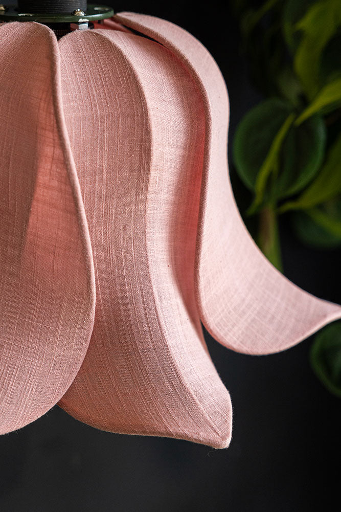 Abat-jour Easyfit en forme de jolie feuille de pétale rose