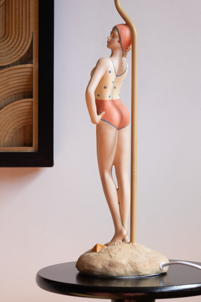 Lampe de table de bain de style rétro avec globe