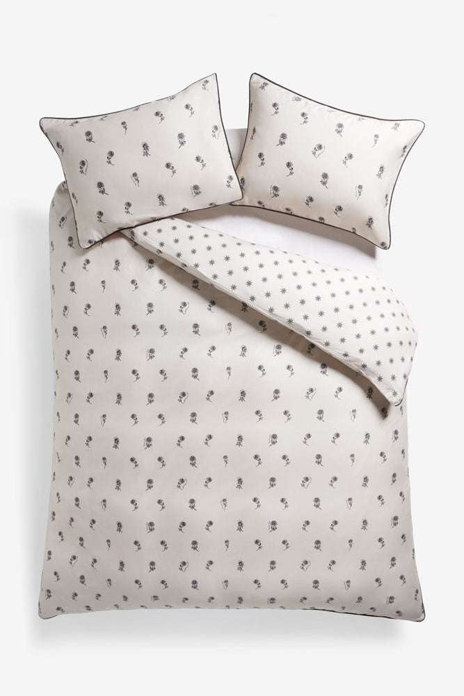 Parure housse de couette et taie d'oreiller Rock &amp; Rose - Disponible en 4 tailles