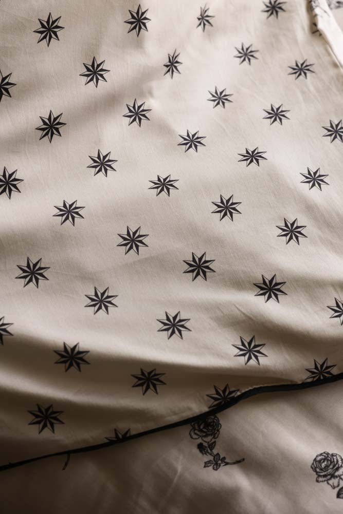 Parure housse de couette et taie d'oreiller Rock &amp; Rose - Disponible en 4 tailles