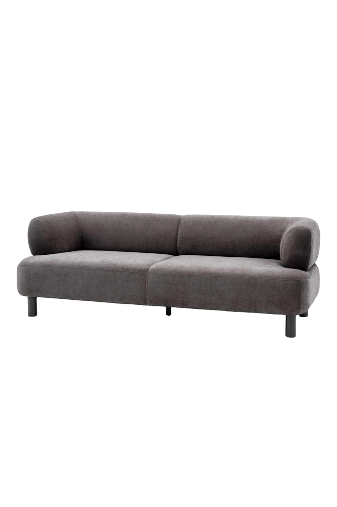 Canapé 3 places gris contemporain
