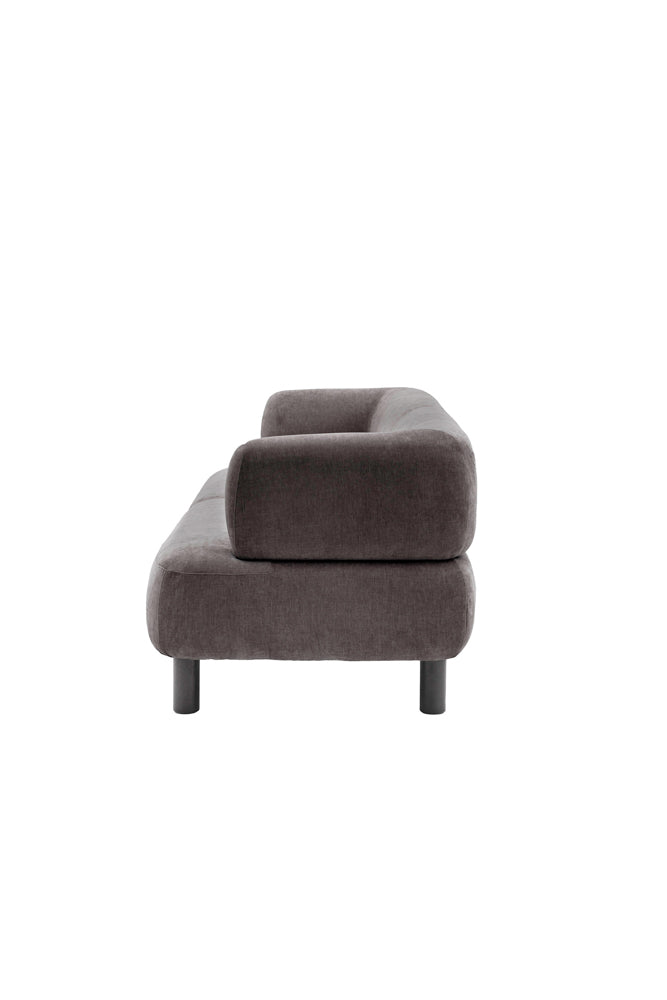 Canapé 3 places gris contemporain