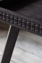 Table console élégante en bois de manguier