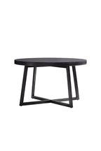 Table à manger ronde élégante en bois de manguier