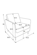 Le fauteuil naturel Edie